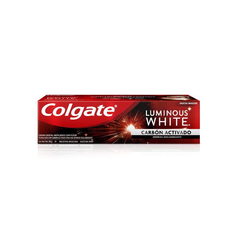 COLGATE CREMA LUMINOUS WHITE CARBON ACTIVADO 75 ML