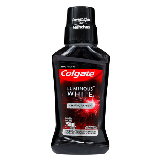 COLGATE ENJUAGUE BUCAL LUMINOUS WHITE 250 ML