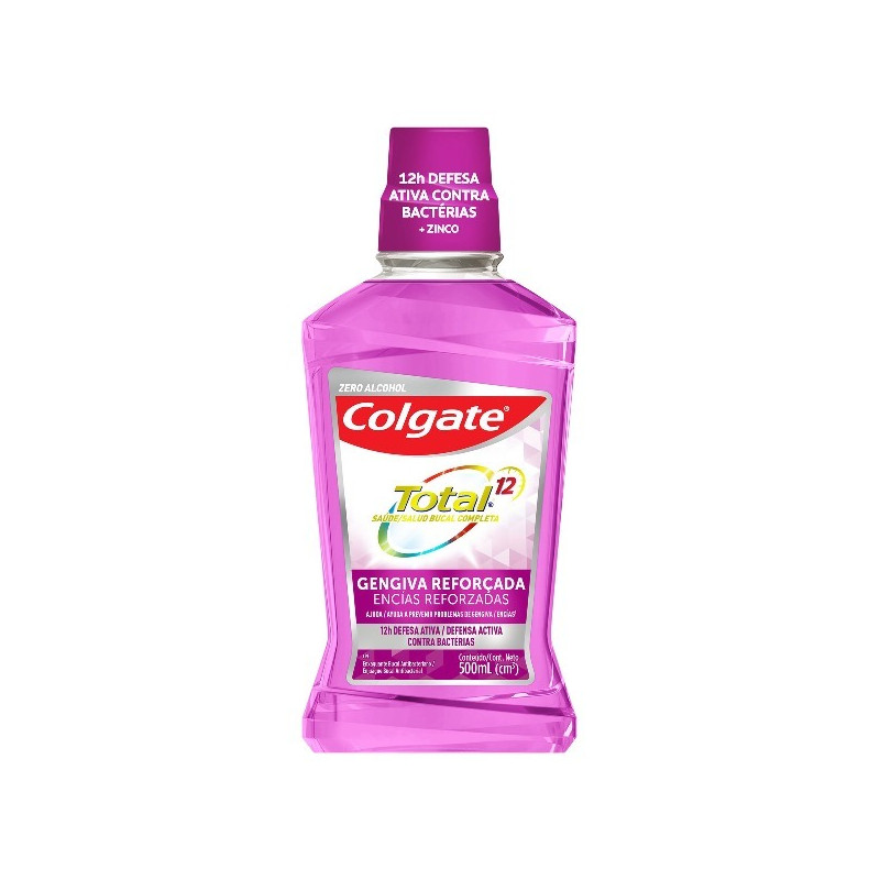 COLGATE ENJUAGUE BUCAL TOTAL 12 ENCIAS SALUDABLES 500 ML