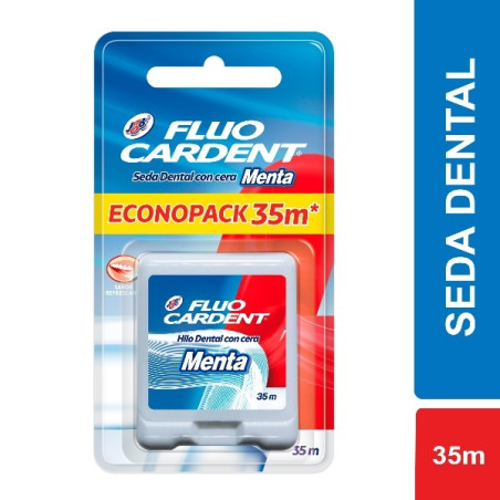 FLUO CARDENT SEDA DENTAL CON CERA MENTA 35 M