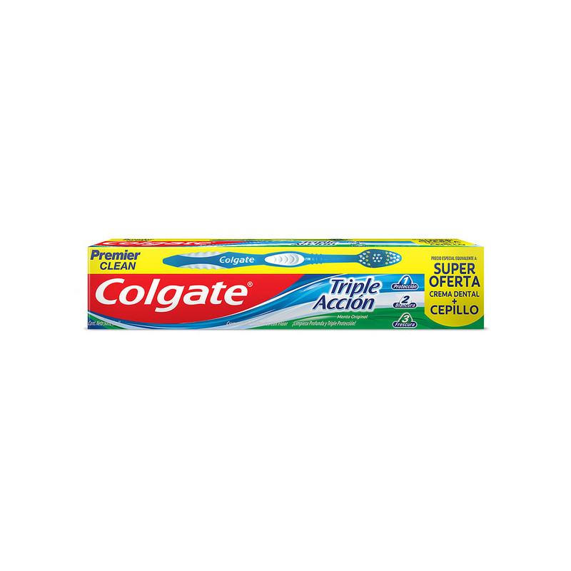COLGATE CREMA TRIPLE ACCION 50ML   CEPILLO