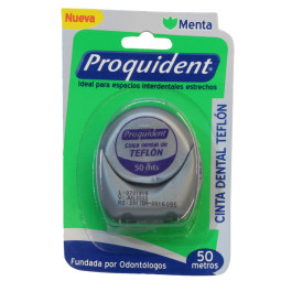PROQUIDENT SEDA DENTAL CINTA TEFLON MENTA 50MT