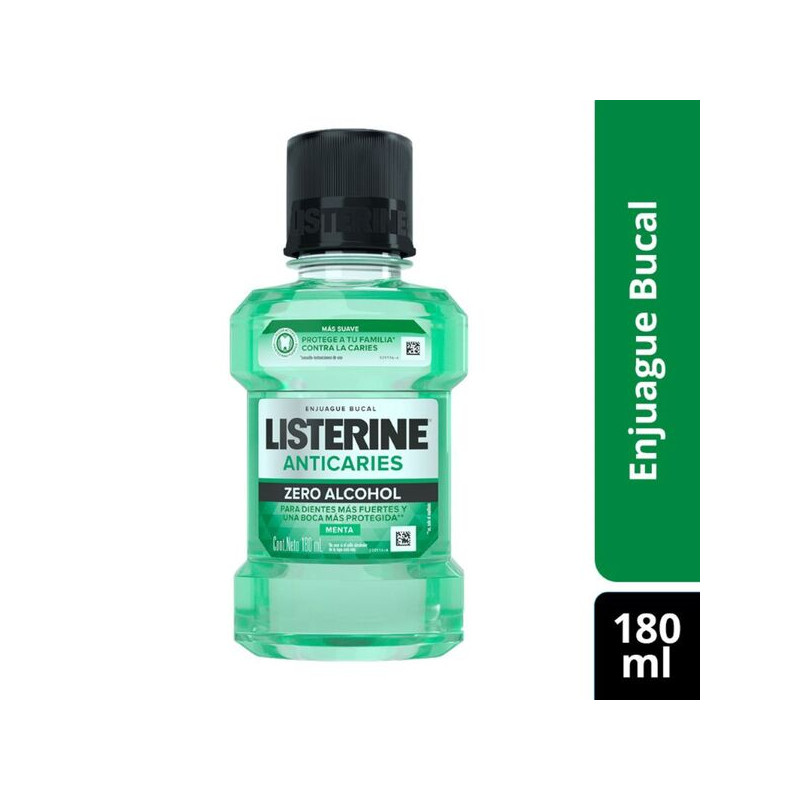 LISTERINE ANTICARIES ZERO 180 ML