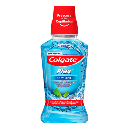 PLAX ENJUAGUE BUCAL SOFT MINT 250 ML