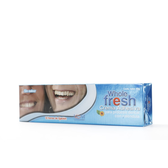 CREMA ADHESIVA WHOLE FRESH SIN SABOR 40 G