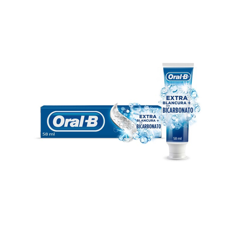 ORAL B CREMA EXTRA BLANCURA CON BICARBONATO 58 ML
