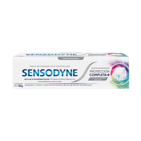 SENSODYNE PROTECCION COMPLETA EXTRA BLANQUEADOR 50 G