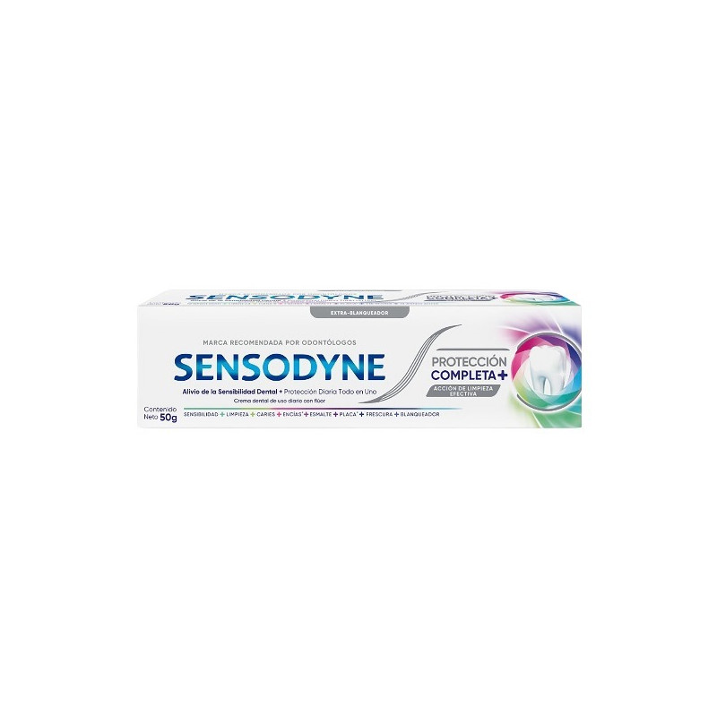SENSODYNE PROTECCION COMPLETA EXTRA BLANQUEADOR 50 G