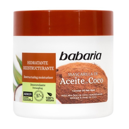 BABARIA MASCARILLA DE ACEITE DE COCO 400 ML