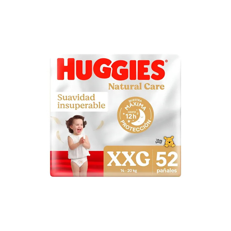 HUGGIES NATURAL CARE ETAPA 5 52 UNIDADES