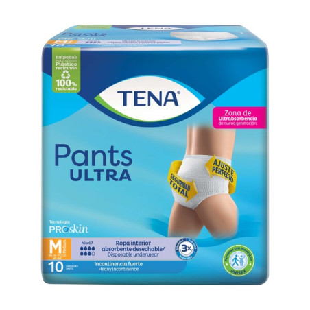 TENA PANTS ULTRA M 10 UNIDADES