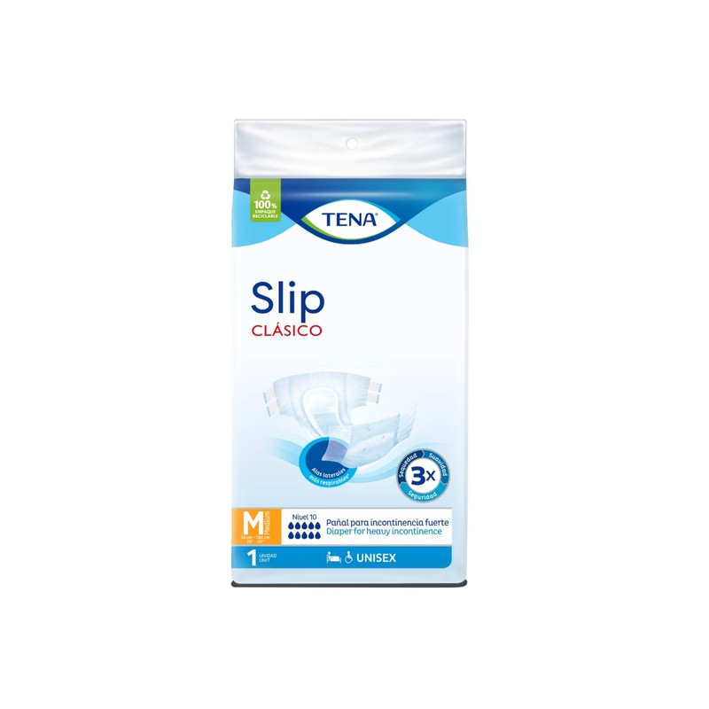 TENA SLIP COMFORT MEDIANO 1 UNIDAD