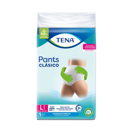 TENA PANTS COMFORT L 1 UNIDAD