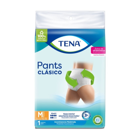 TENA PANTS COMFORT M 1 UNIDAD