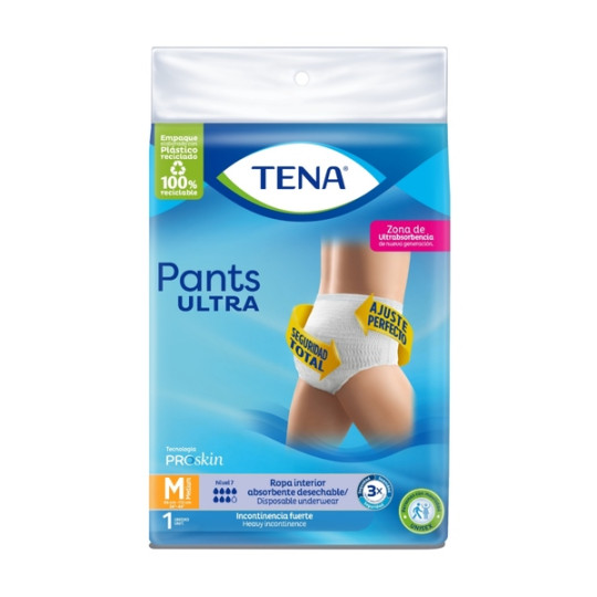 TENA PANTS ULTRA M 1 UNIDADES