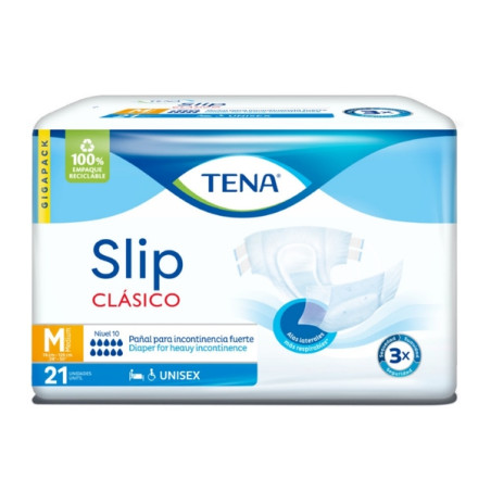 TENA SLIP COMFORT MEDIANO 21 UNIDADES