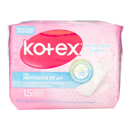 KOTEX PROTECTORES CUIDADO AVANZADO 15 UNIDADES