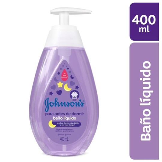 BAÃ‘O LIQUIDO JOHNSONS ANTES DE DORMIR 400 ML