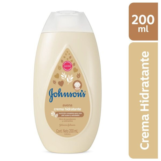 CREMA LIQUIDA JOHNSONS AVENA 200 ML