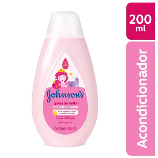 ACONDICIONADOR JOHNSONS BABY GOTAS DE BRILLO 200 ML