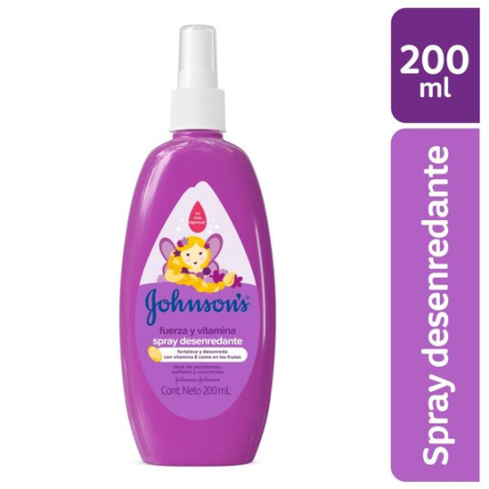 DESENREDANTE JOHNSON FUERZA Y VITAMINA SPRAY 200 ML