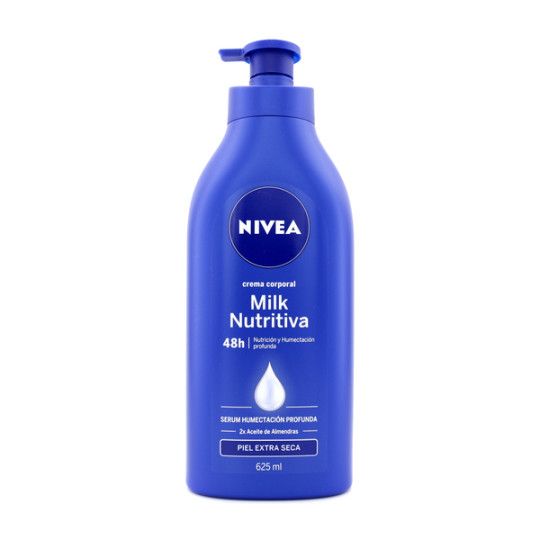 NIVEA CREMA BODY MILK NUTRITIVA 625 ML