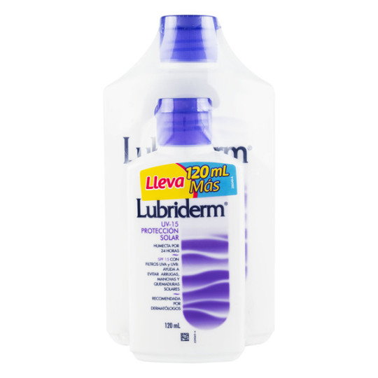 LUBRIDERM UV FPS15 400 ML + LUBRIDERM UV FPS15 120 ML