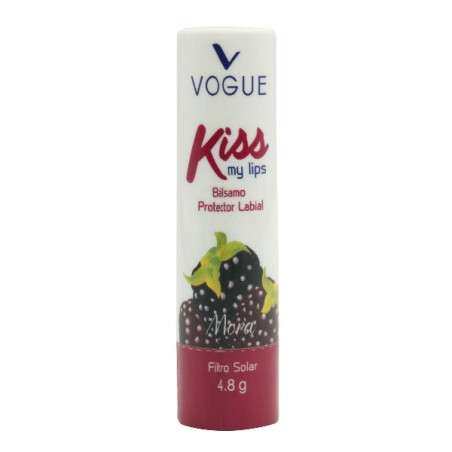VOGUE BALSAMO LABIAL MORA CON ACEITE DE ALMENDRAS 4.8 G