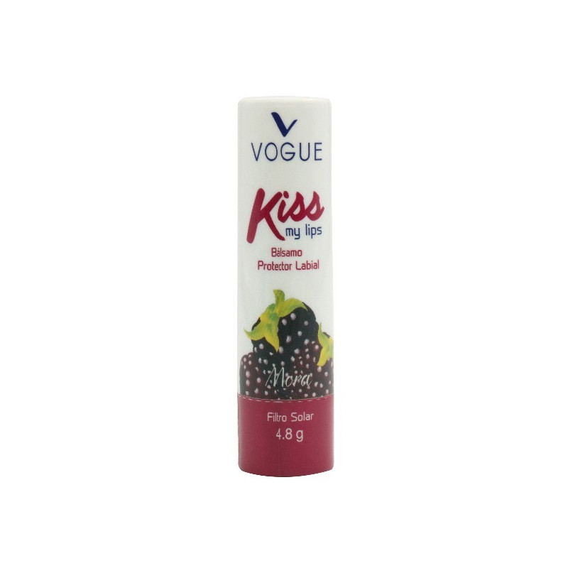 VOGUE BALSAMO LABIAL MORA CON ACEITE DE ALMENDRAS 4.8 G