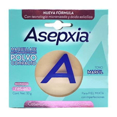 ASEPXIA POLVO COMPACTO BB FPS20 MARFIL MATE 10 G