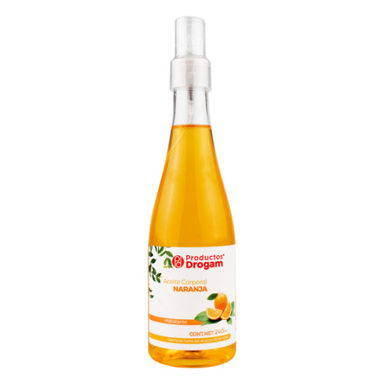 ACEITE CORPORAL NARANJA SPRAY 240 ML DROGAM