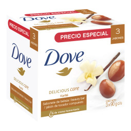 DOVE JABON KARITE 90 G 3 UNIDADES
