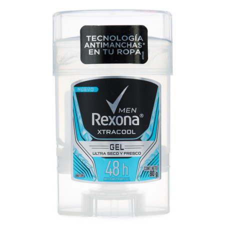 REXONA DESODORANTE BARRA MEN GEL XTRACOOL 48H 80 G