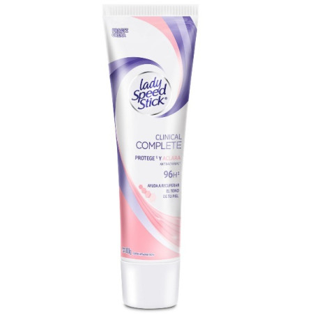 LADY SPEED STICK DESODORANTE CREMA CLINICALCOMPETE PROTEGE Y ACLARA PRACTITUBO 100 G