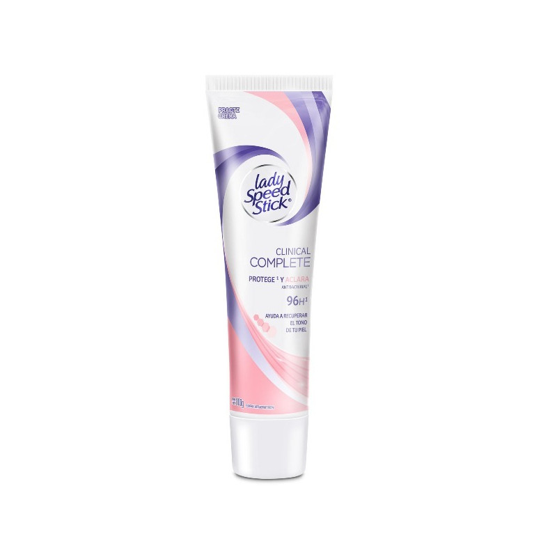 LADY SPEED STICK DESODORANTE CREMA CLINICALCOMPETE PROTEGE Y ACLARA PRACTITUBO 100 G