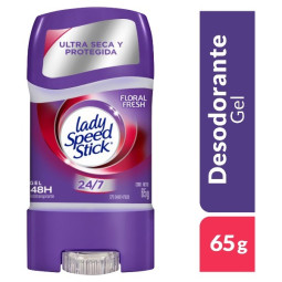 LADY SPEED STICK DESODORANTE GEL FLORAL FRESH 24/7 65 G