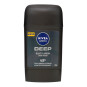 NIVEA DESODORANTE BARRA DEEP BLACK CARBON 50 G