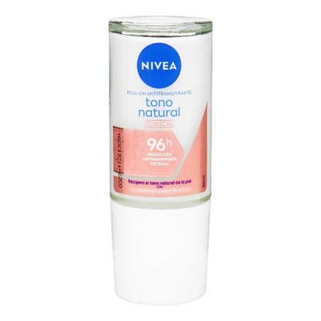 NIVEA DESODORANTE ROLLON CLINICAL TONO NATURAL 50 ML
