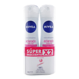 NIVEA DESODORANTE SPRAY ACLARADO NATURAL 150 ML 2 UNIDADES