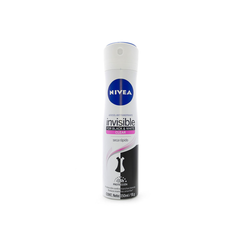 NIVEA DESODORANTE SPRAY WOMEN BLACK&WHITE CLEAR 150 ML