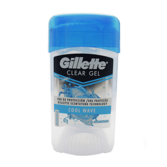 GILLETTE DESODORANTE CLEAR GEL COOL WAVE 45 G