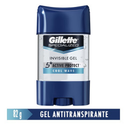 GILLETTE DESODORANTE CLEAR GEL COOL WAVE 82 G