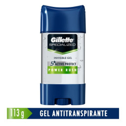 GILLETTE DESODORANTE GEL POWER RUSH 113 G