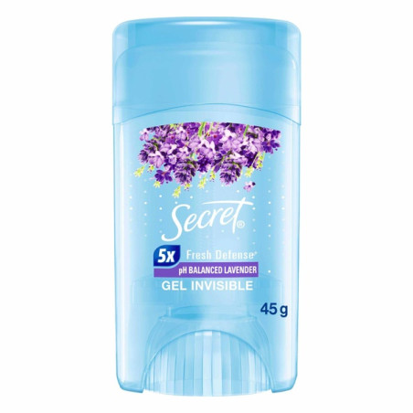 DESODORANTE SECRET PH BALANCED LAVANDA GEL CLINICAL 45 G
