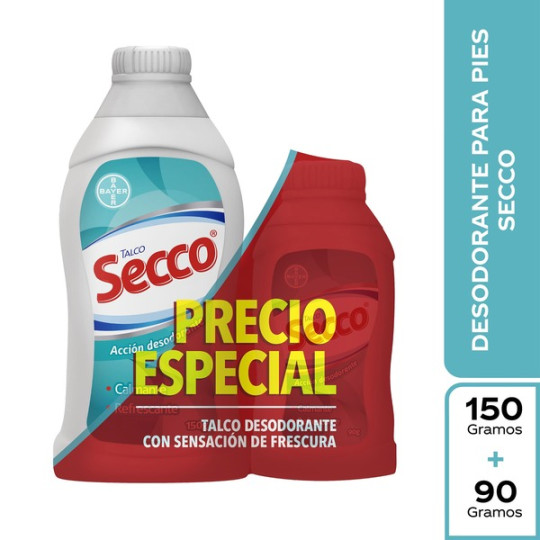 TALCO SECCO 150 G + 90 G
