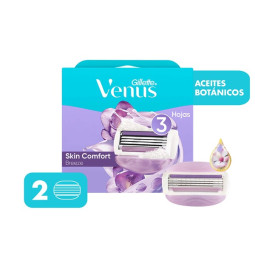 GILLETTE REPUESTO MAQUINA DE AFEITAR VENUS BREEZE 2 UNIDADES