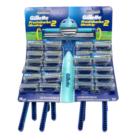 GILLETTE PRESTROBARBA ULTRA GRIP MOVIBLE VERDE