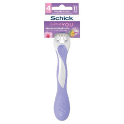 MAQUINA DE AFEITAR SCHICK QUATTRO WOMEN PIEL DELICADA