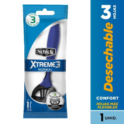MAQUINA DE AFEITAR SCHICK XTREME 3 PIEL NORMAL