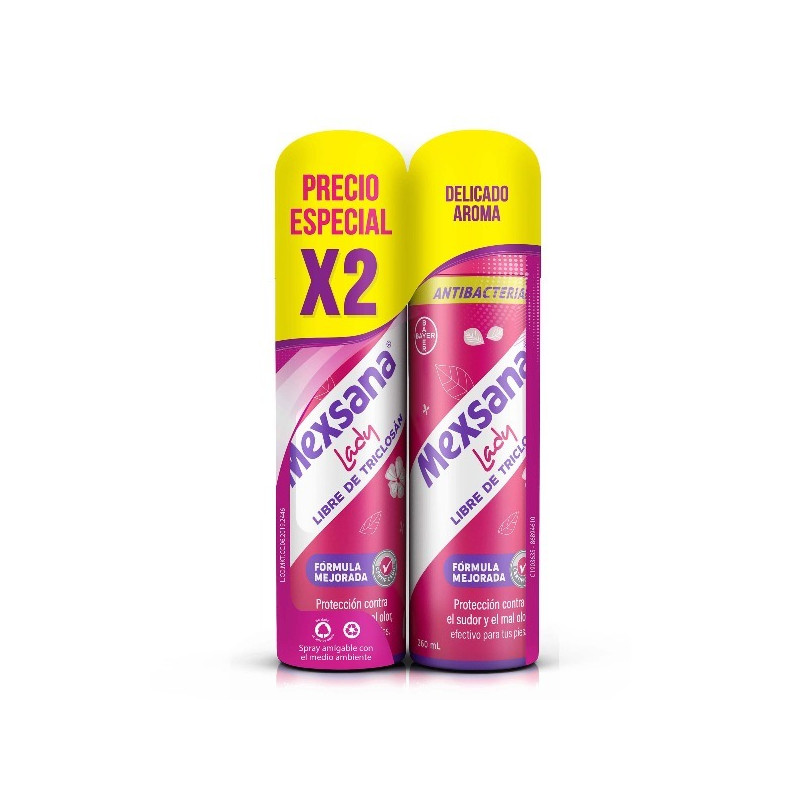 MEXSANA LADY SPRAY 260 ML 2 UNIDADES